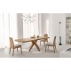 Mesa de comedor extensible Roma