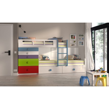 Dormitorio Juvenil-infantil literas 3