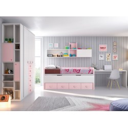 Dormitorio juvenil compacto 10